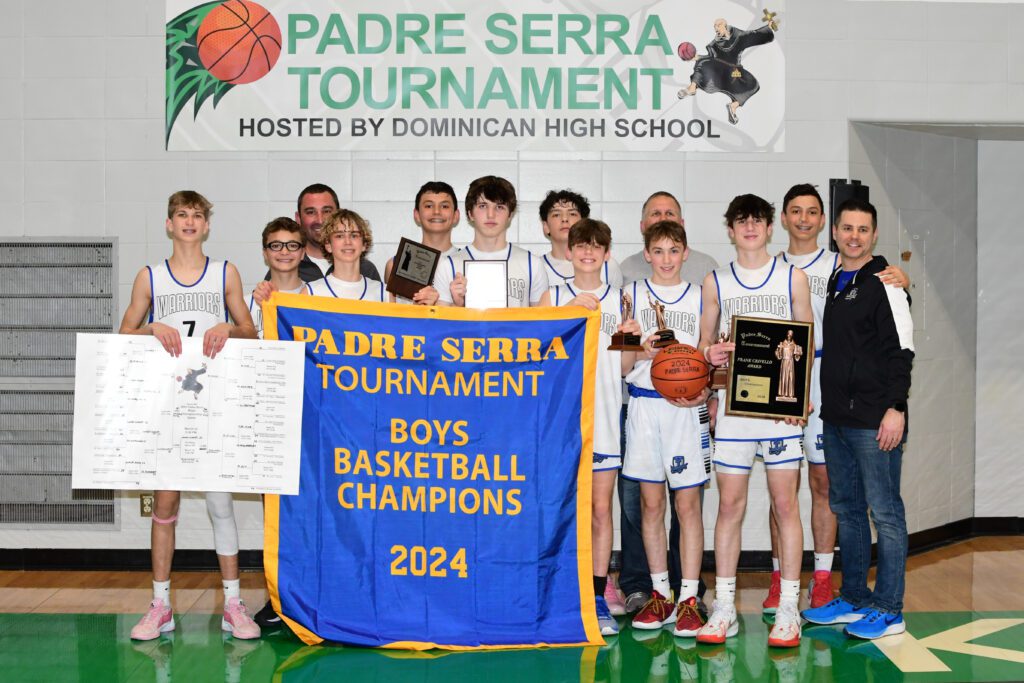 st mary 8th grade boys padre serra championship 2024 team